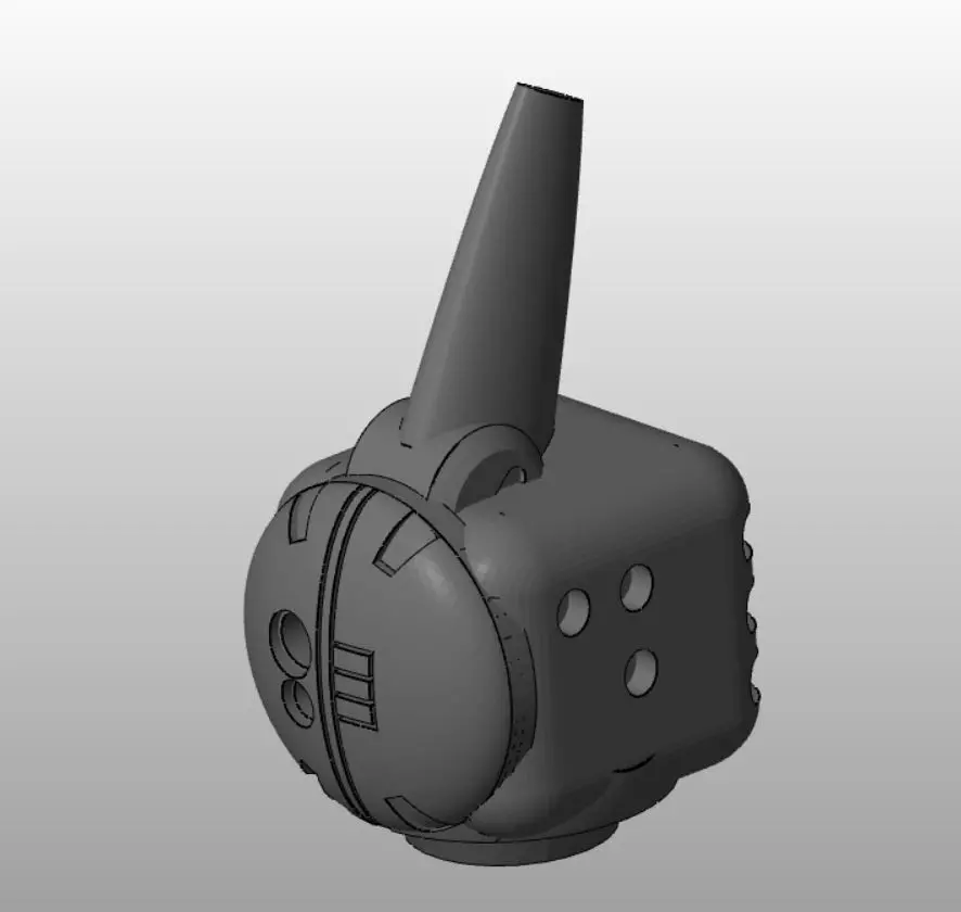 CHIBI-TECH SD - SENSOR-03 - MINI-DISH 3D print model