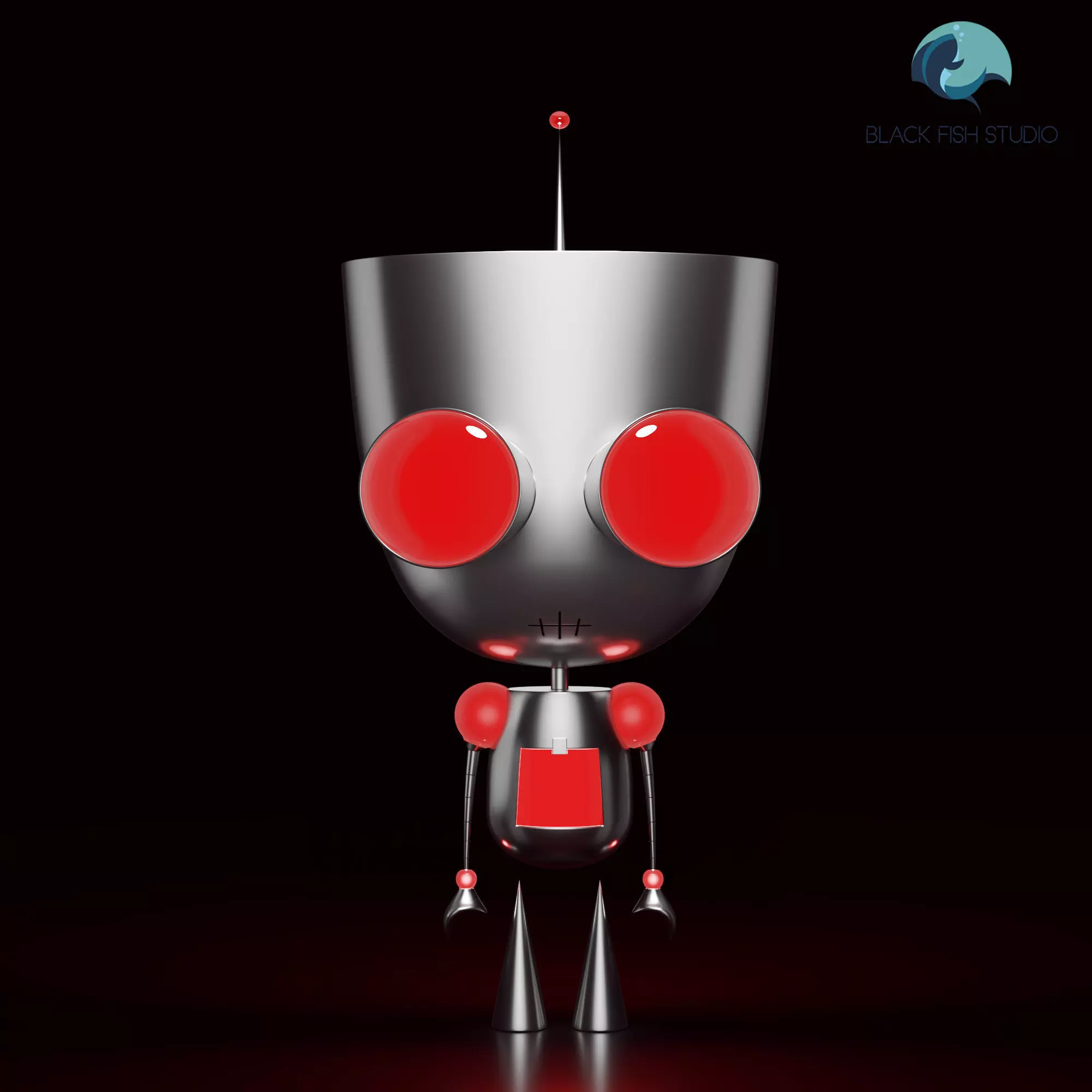 Gir from Invader Zim 3D model