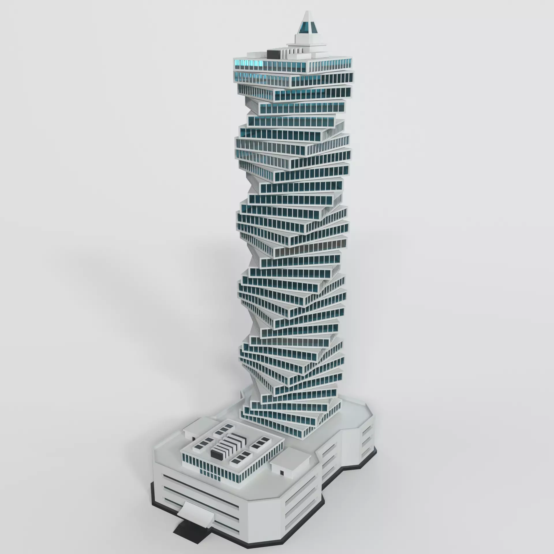 Futuristic Building 3D model