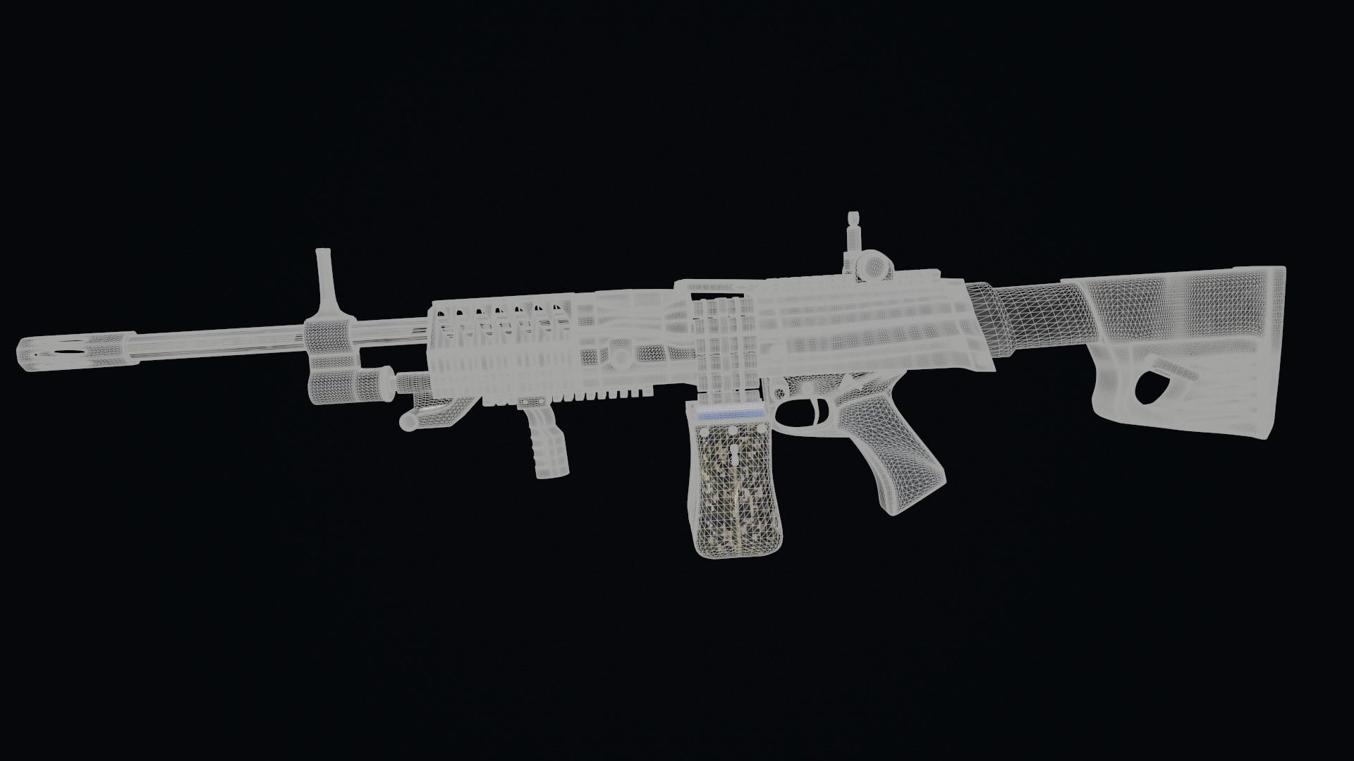 LSAT  machine gun 3D model_7