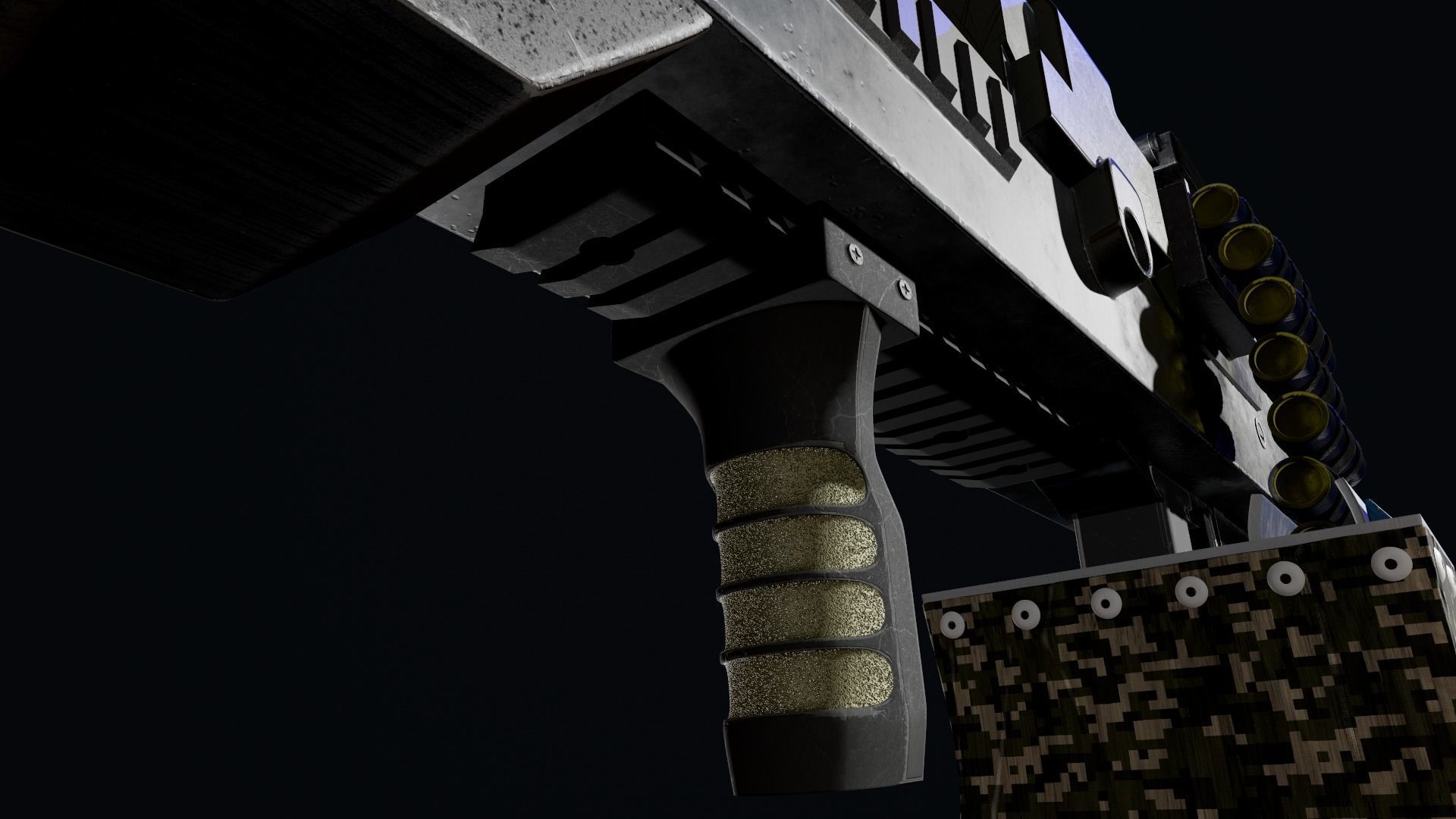 LSAT  machine gun 3D model_6