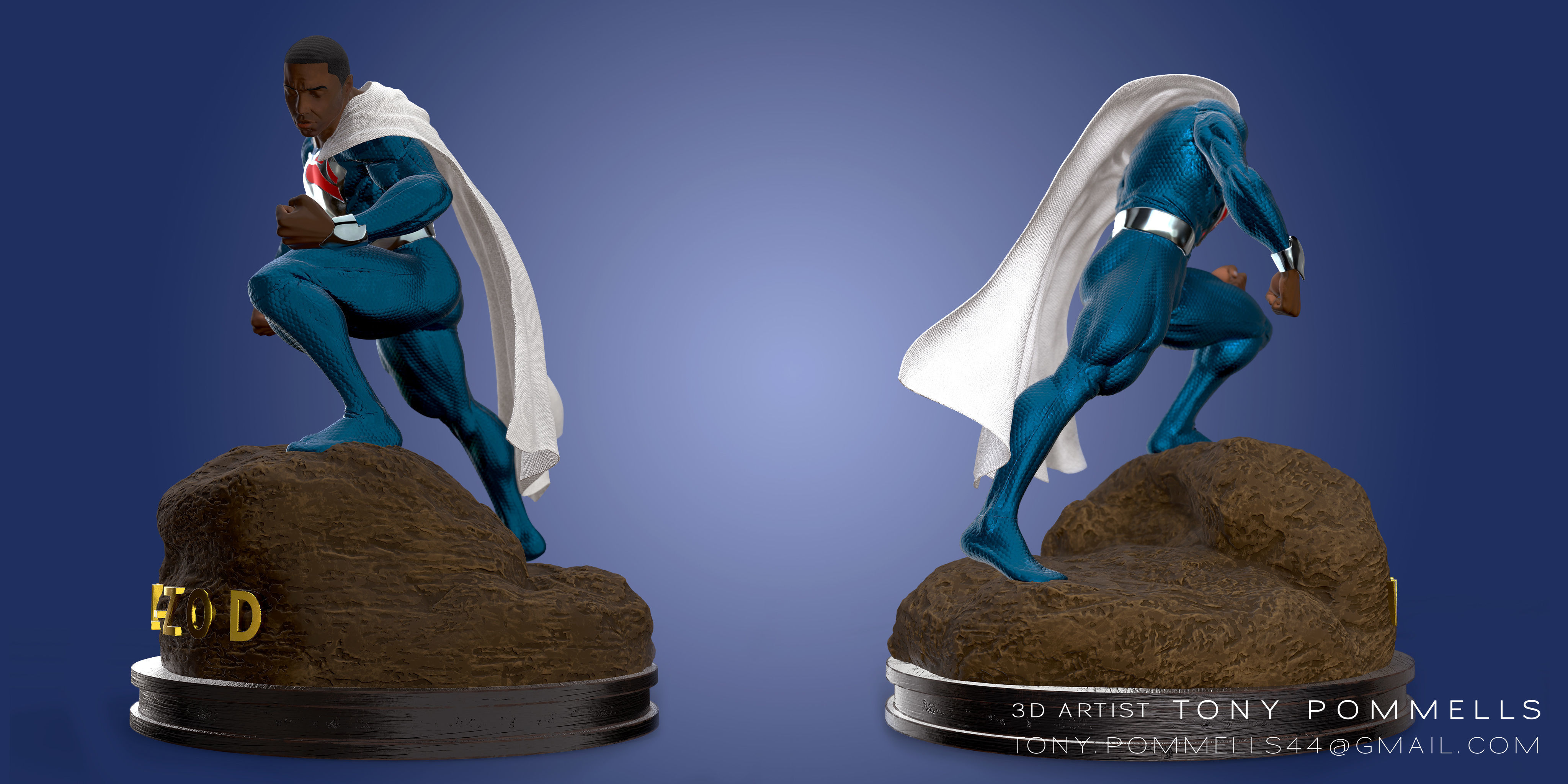 Val Zod 3D Printable Statue 3D print model_3