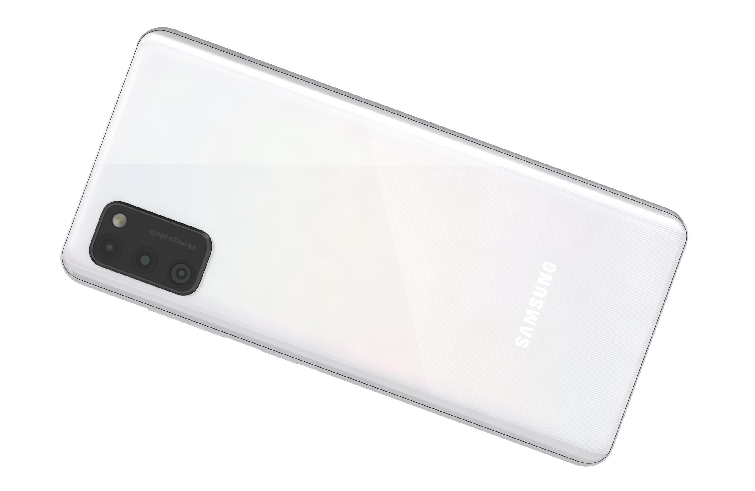 Samsung Galaxy A41 Prism Crush Silver 3D model_7