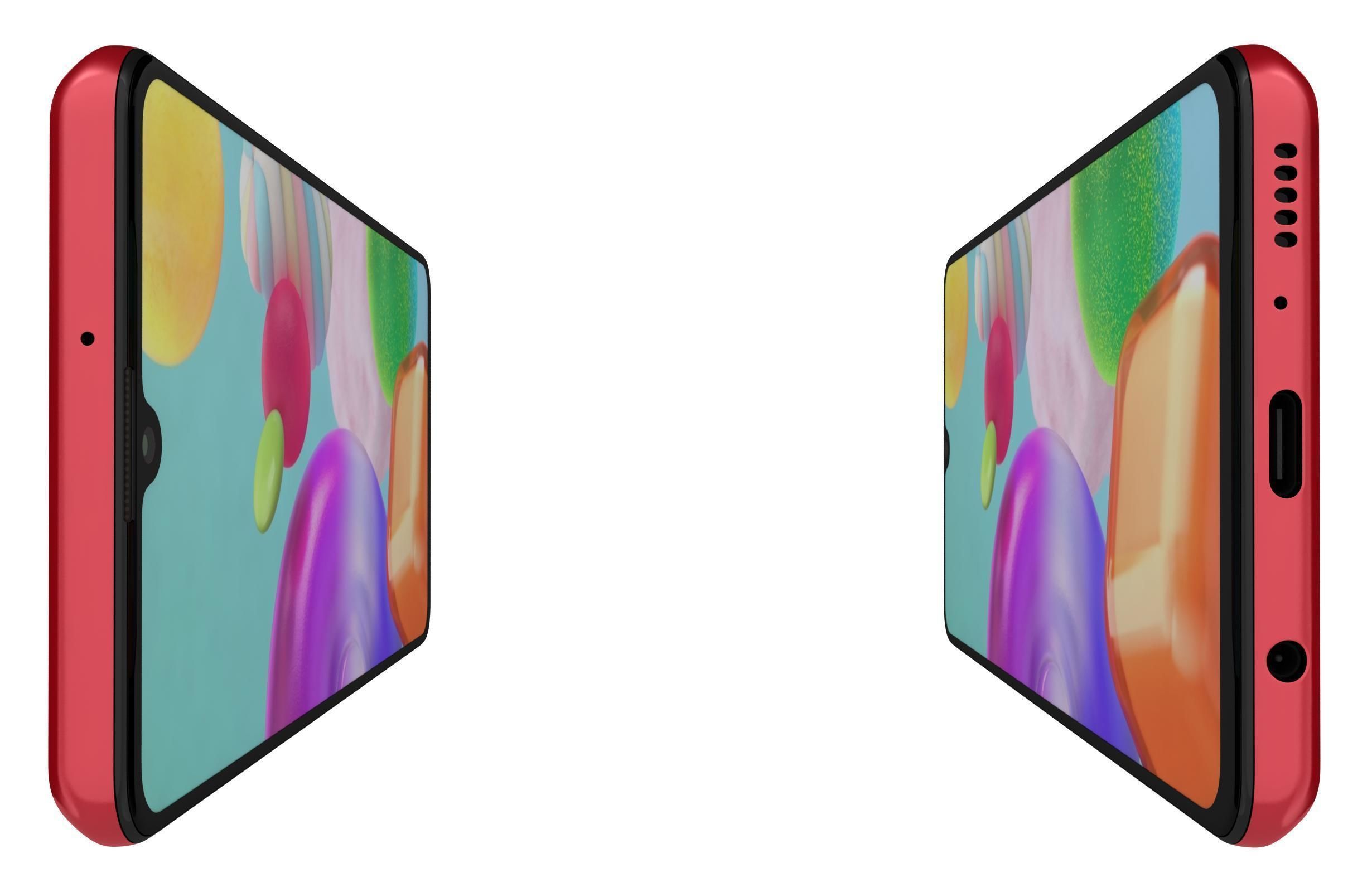 Samsung Galaxy A41 Prism Crush Red 3D model_6