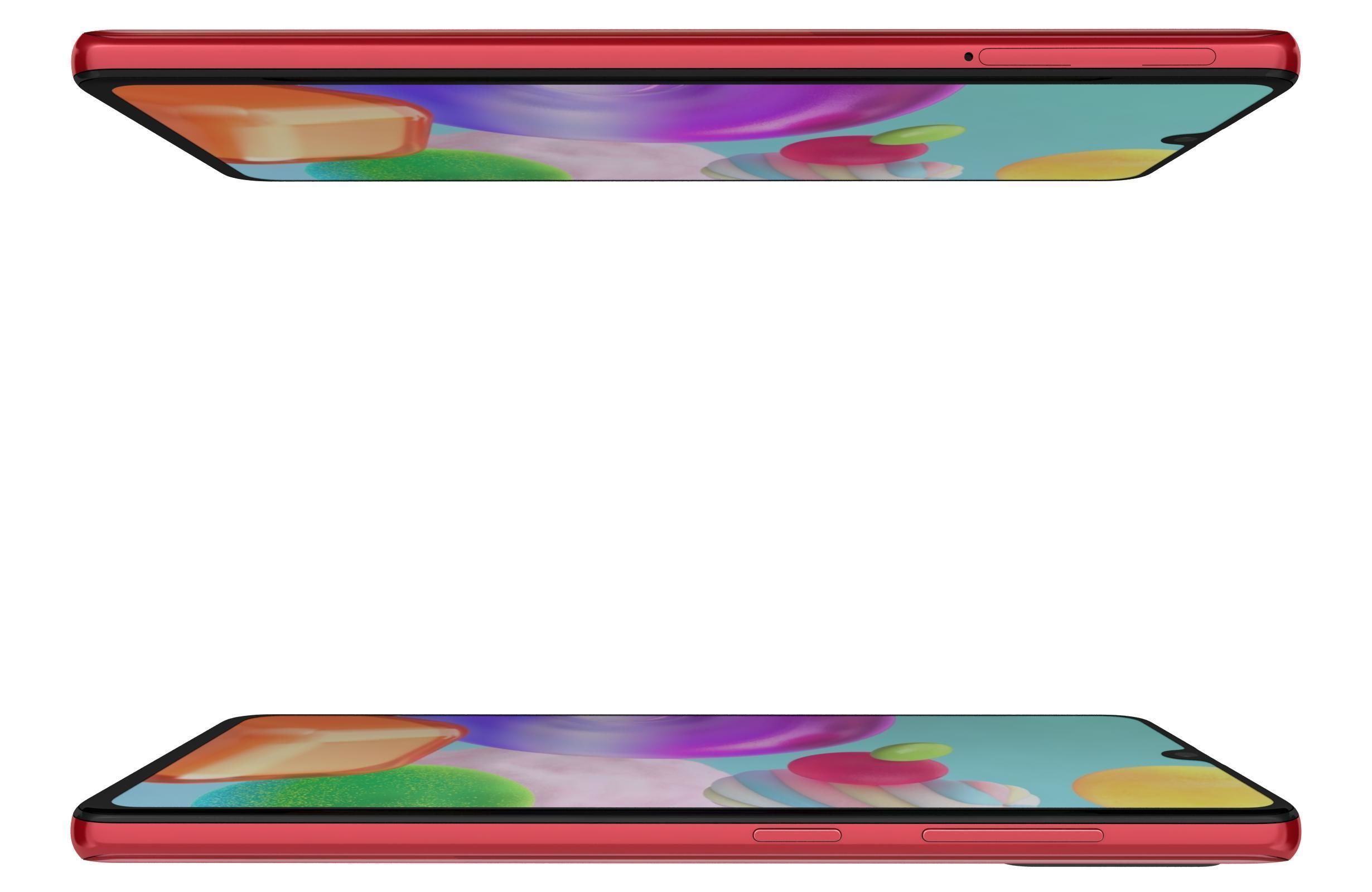 Samsung Galaxy A41 Prism Crush Red 3D model_7