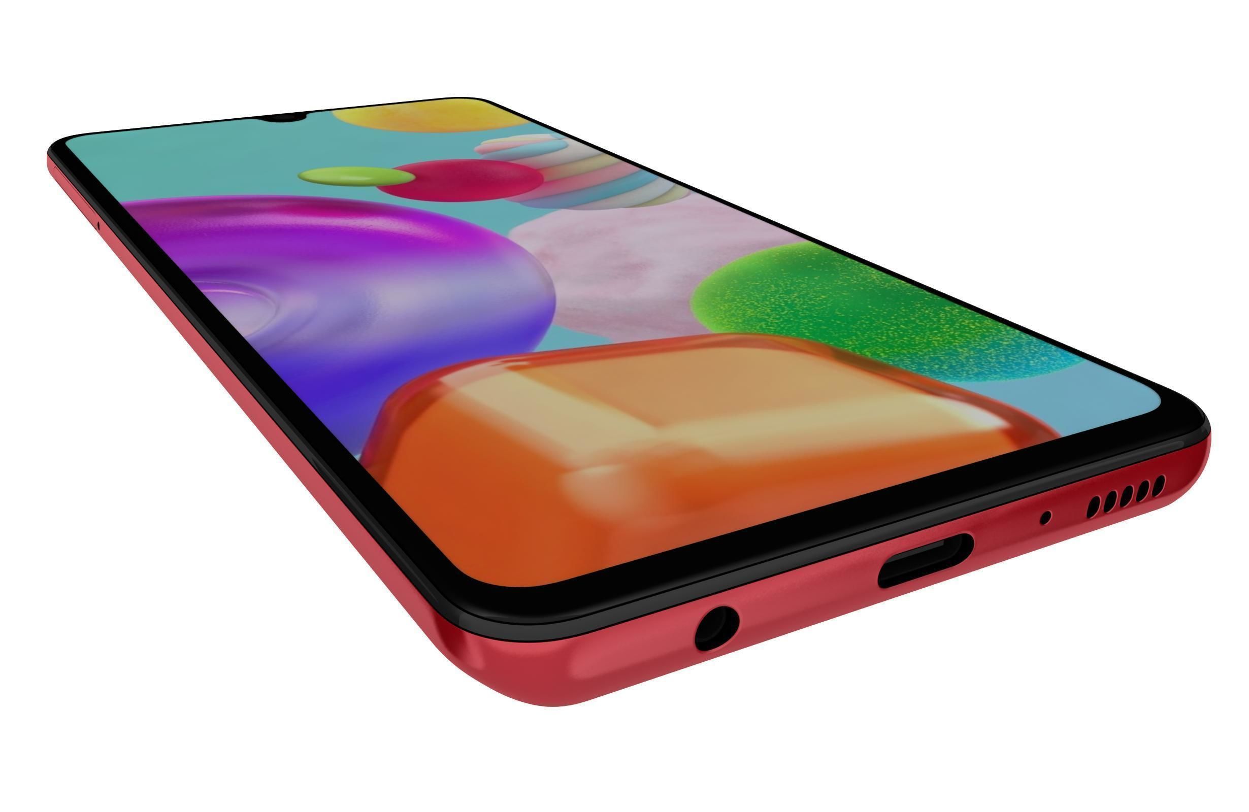 Samsung Galaxy A41 Prism Crush Red 3D model_10