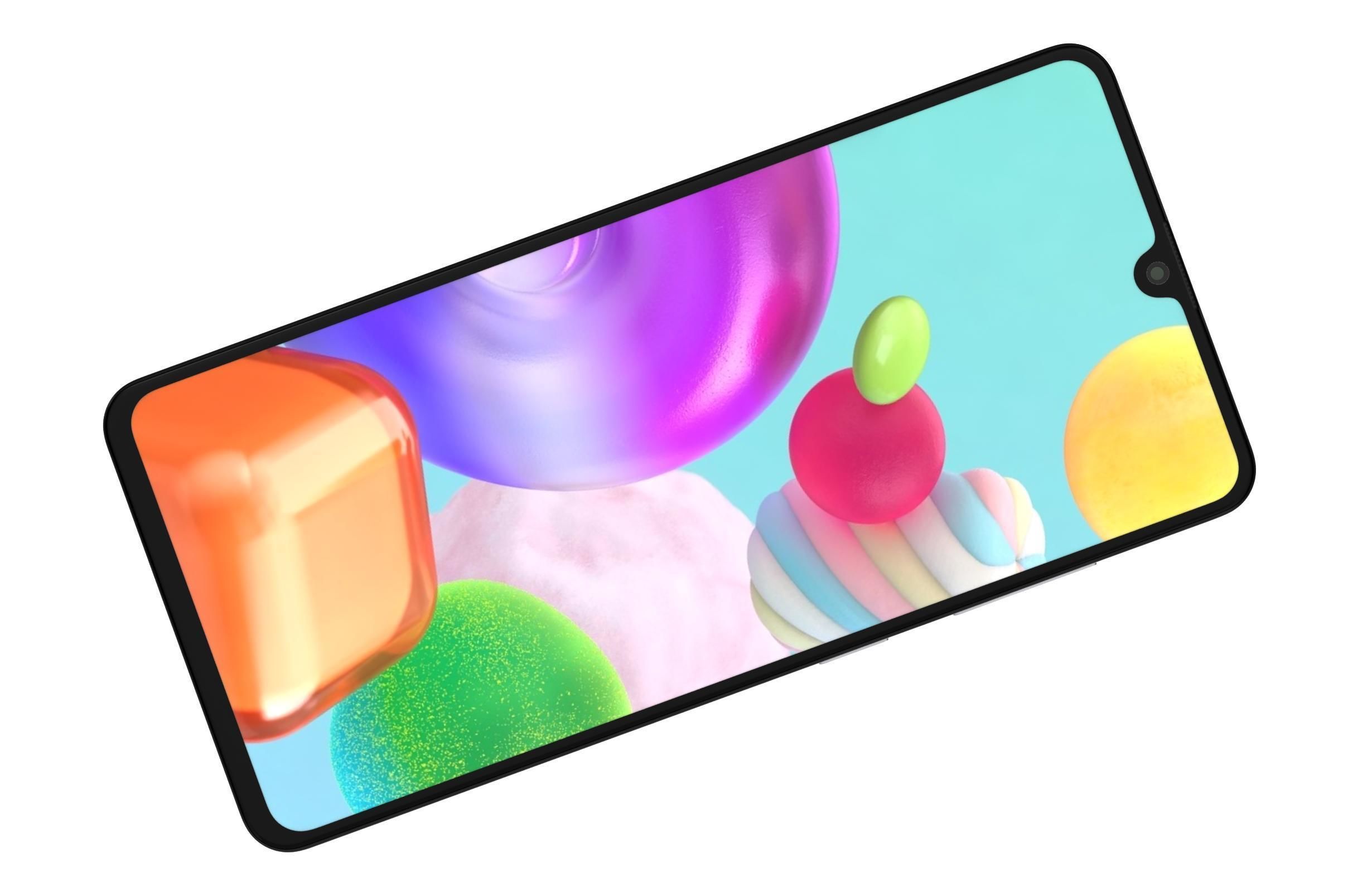 Samsung Galaxy A41 Prism Crush Red 3D model_8