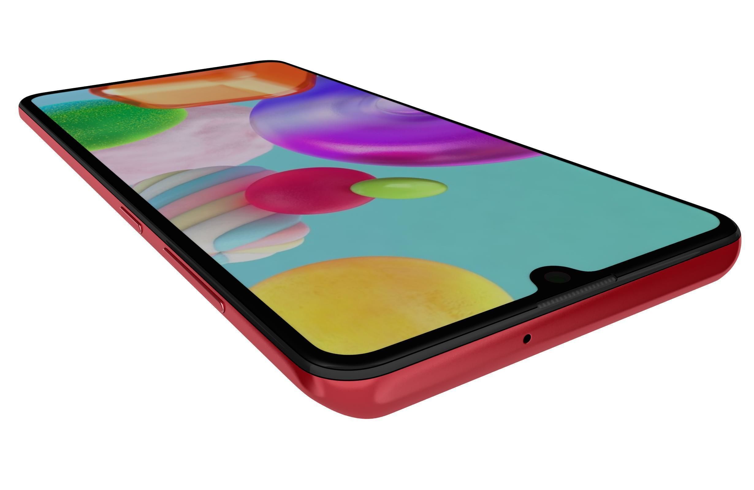 Samsung Galaxy A41 Prism Crush Red 3D model_11