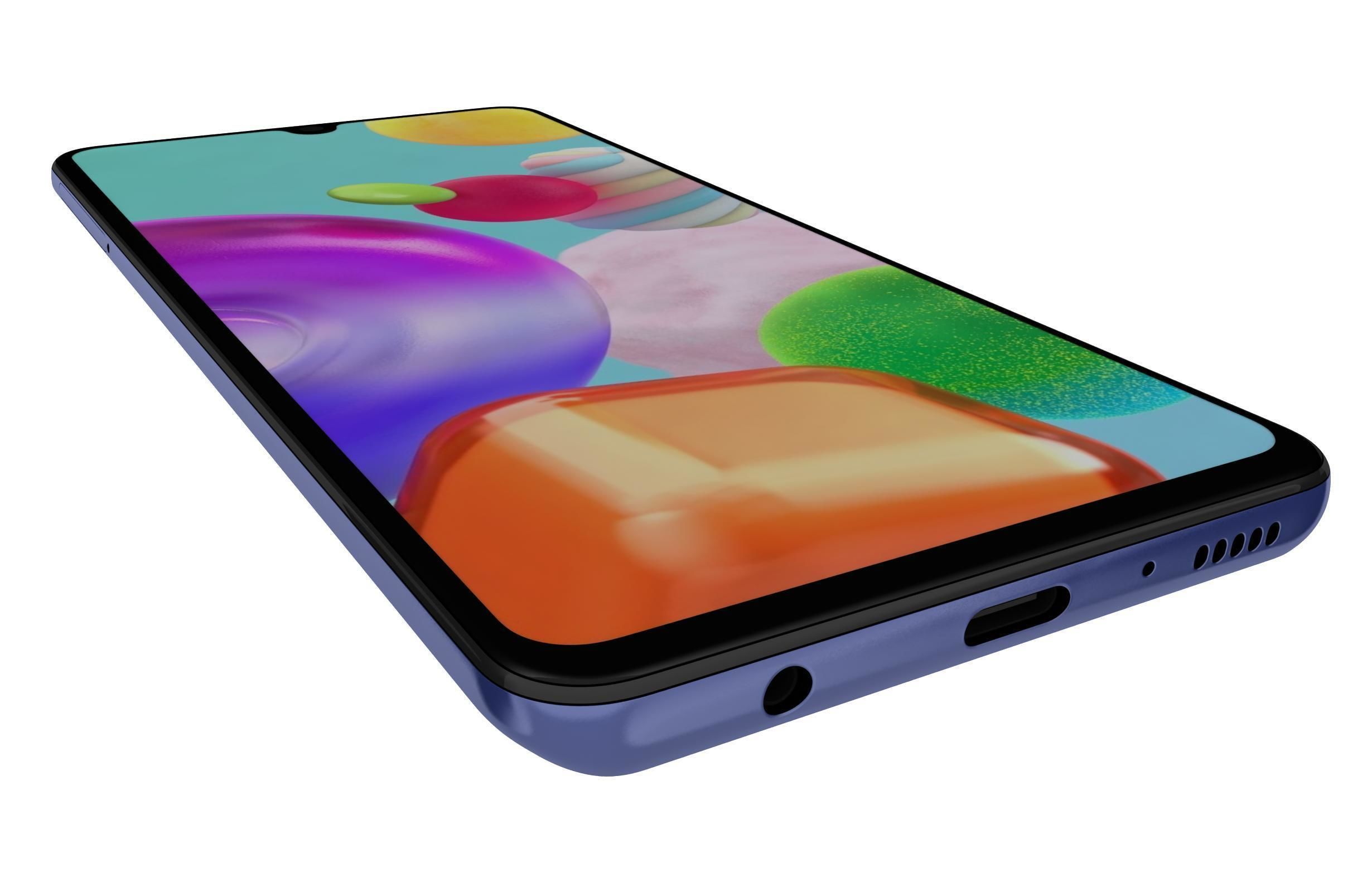 Samsung Galaxy A41 Prism Crush Blue 3D model_10
