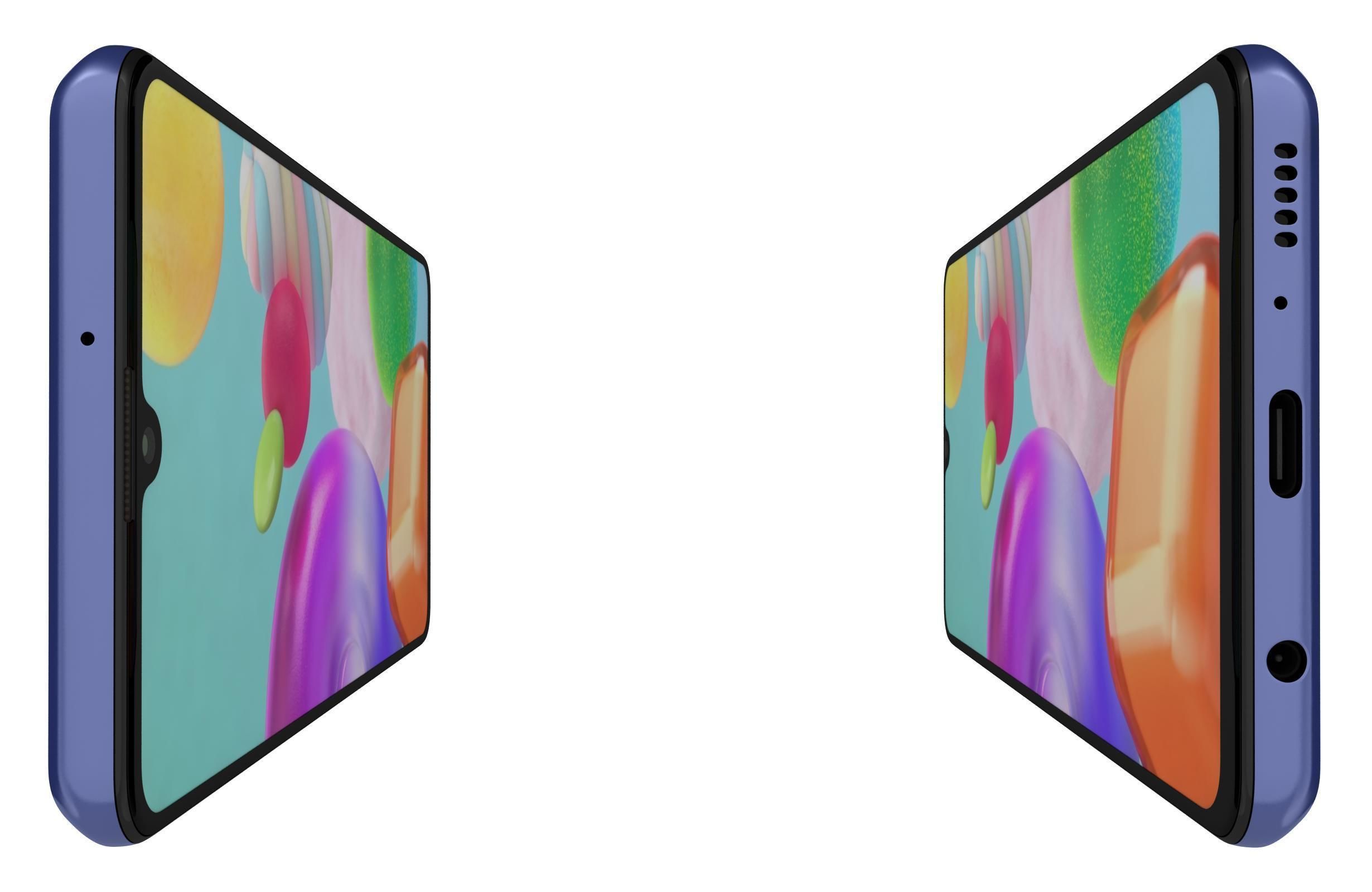 Samsung Galaxy A41 Prism Crush Blue 3D model_6