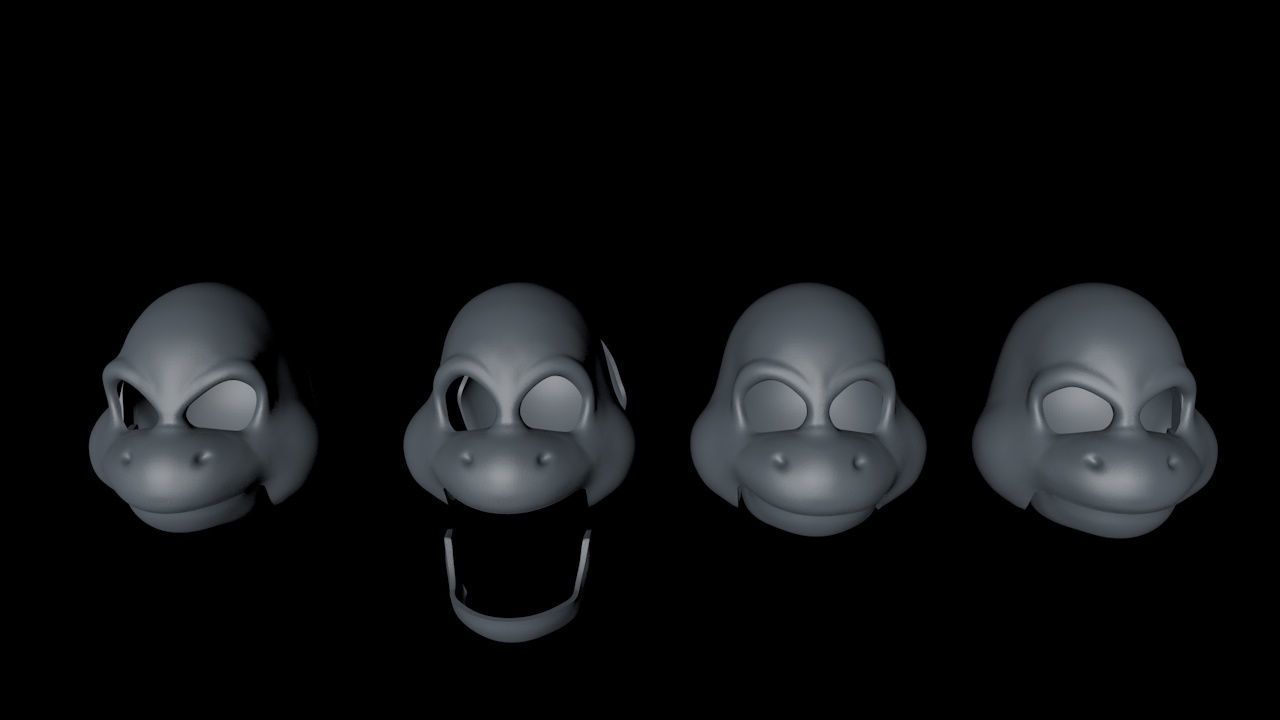 Ninja Turtle Masks 3D print model_6