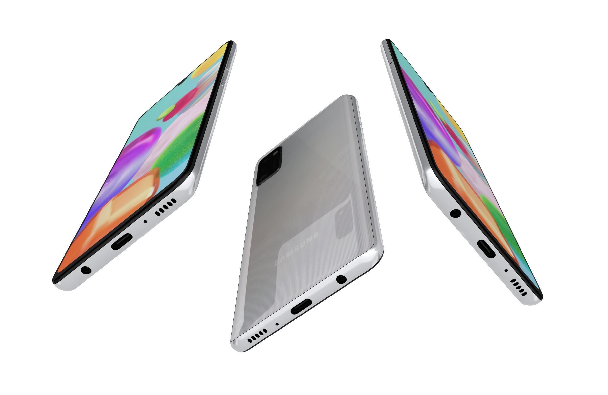 Samsung Galaxy A41 All Colors 3D model_5