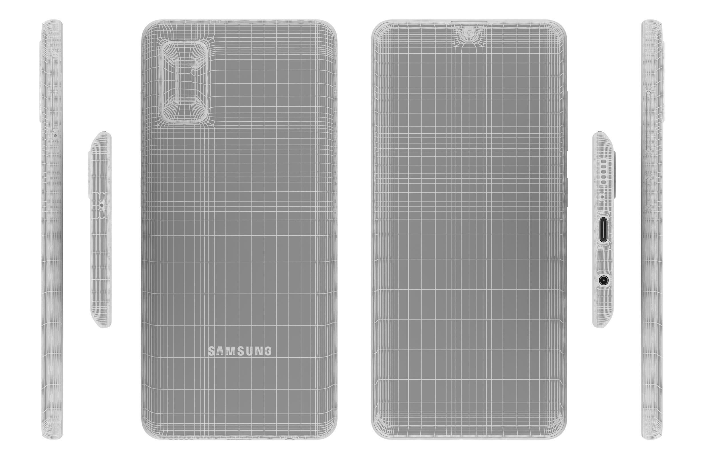 Samsung Galaxy A41 All Colors 3D model_26