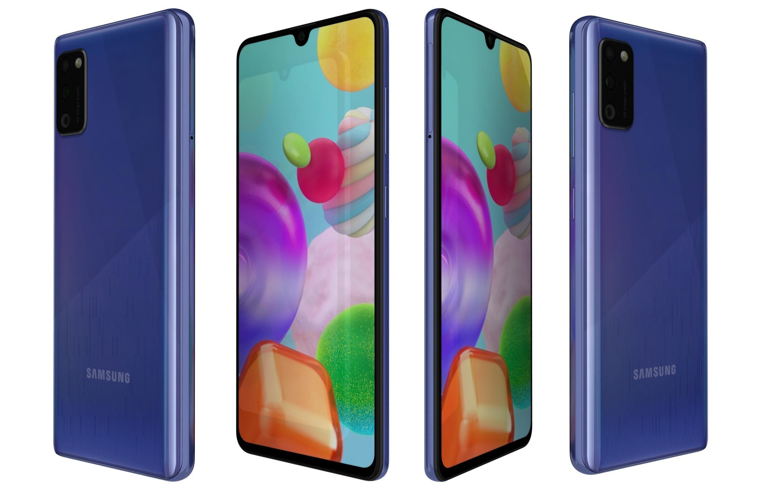 Samsung Galaxy A41 All Colors 3D model_8
