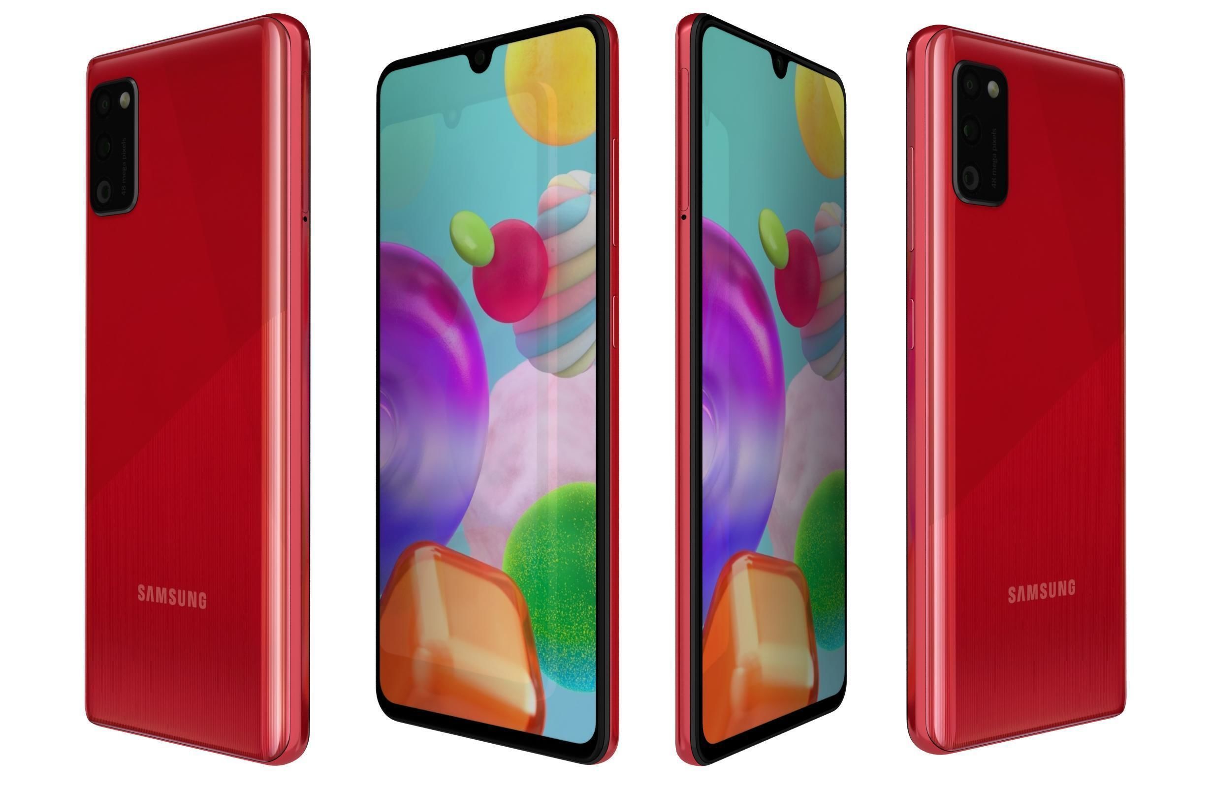 Samsung Galaxy A41 All Colors 3D model_24