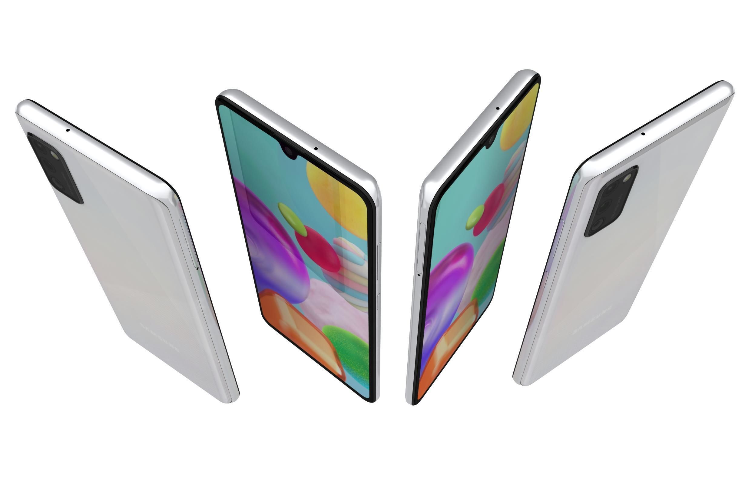 Samsung Galaxy A41 All Colors 3D model_9