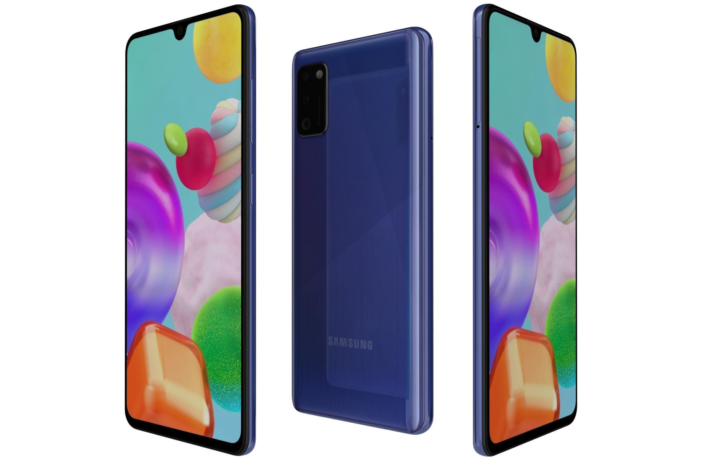 Samsung Galaxy A41 All Colors 3D model_2