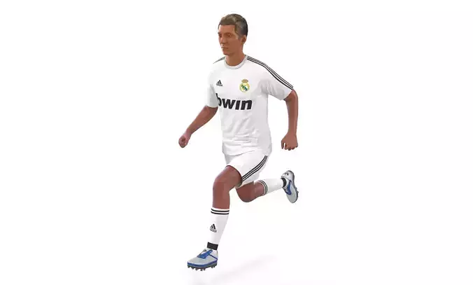 Soccer Player Real Madrid Rigged 3D model