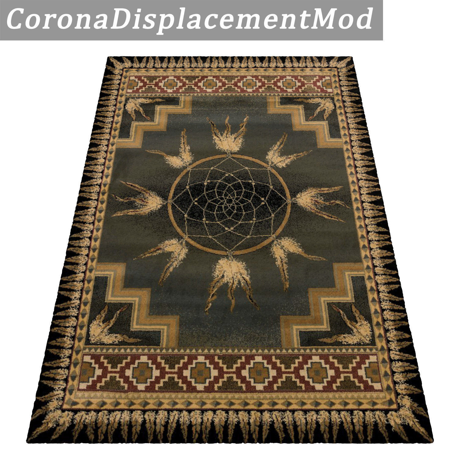 Rug Set 729 3D model_4