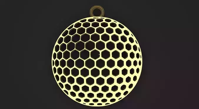 Hexagon pendant 1