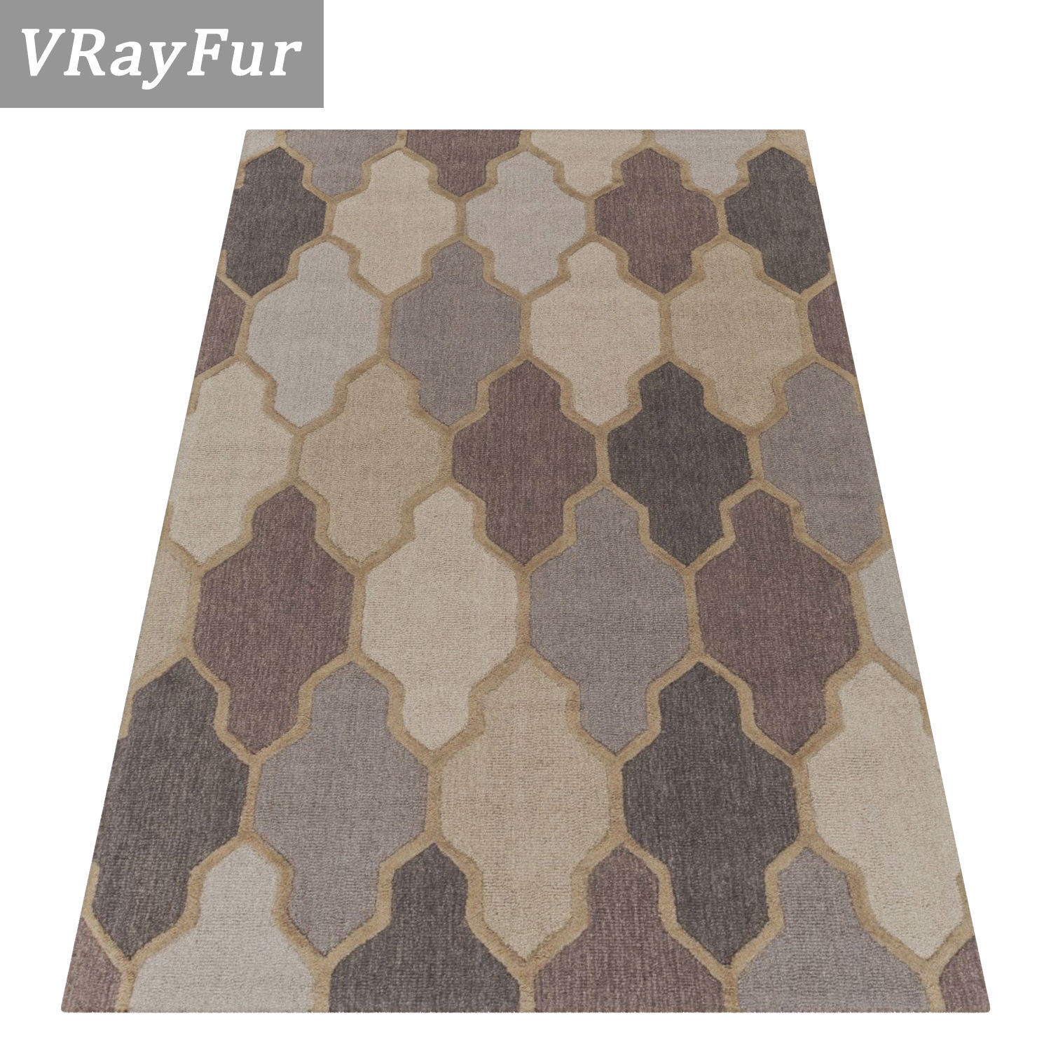Rug Set 730 3D model_2