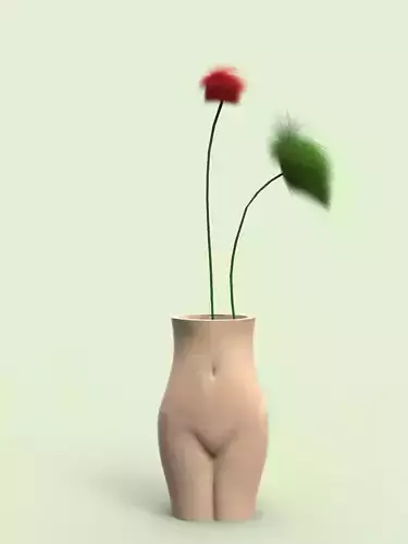 Female vase Free 3D print model