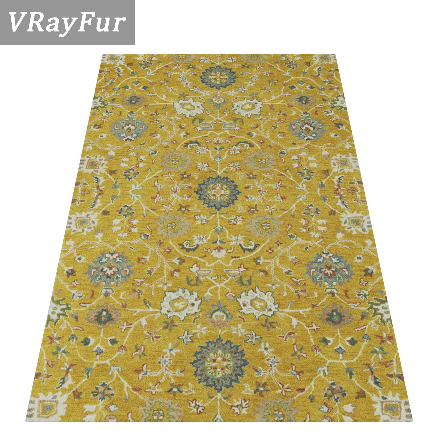 Rug Set 734 3D model_2