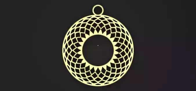 Geometric pendant 3