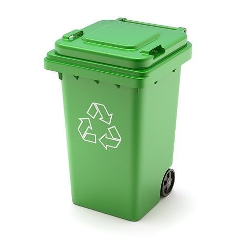 Plastic Trash Can 3D model