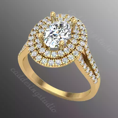 Ring bi 60 3D print model 