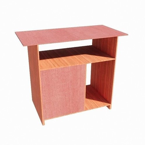 Wooden Table for Student  3D model