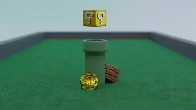 Realistic Mario Items