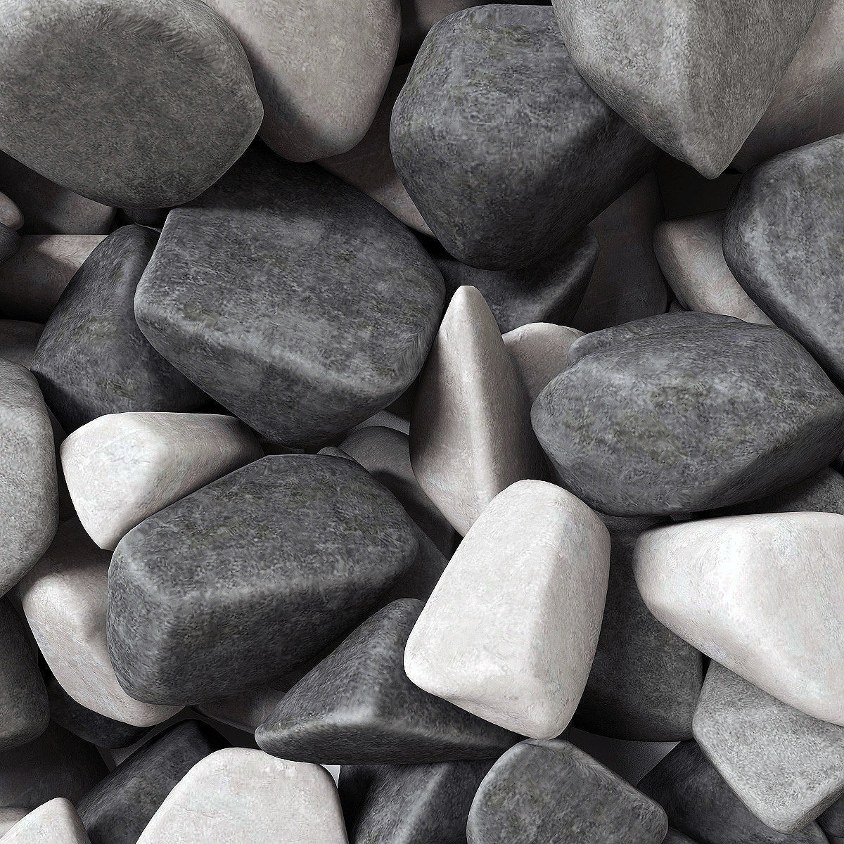 Gravel splinter decor Big kit n1 3D model_10