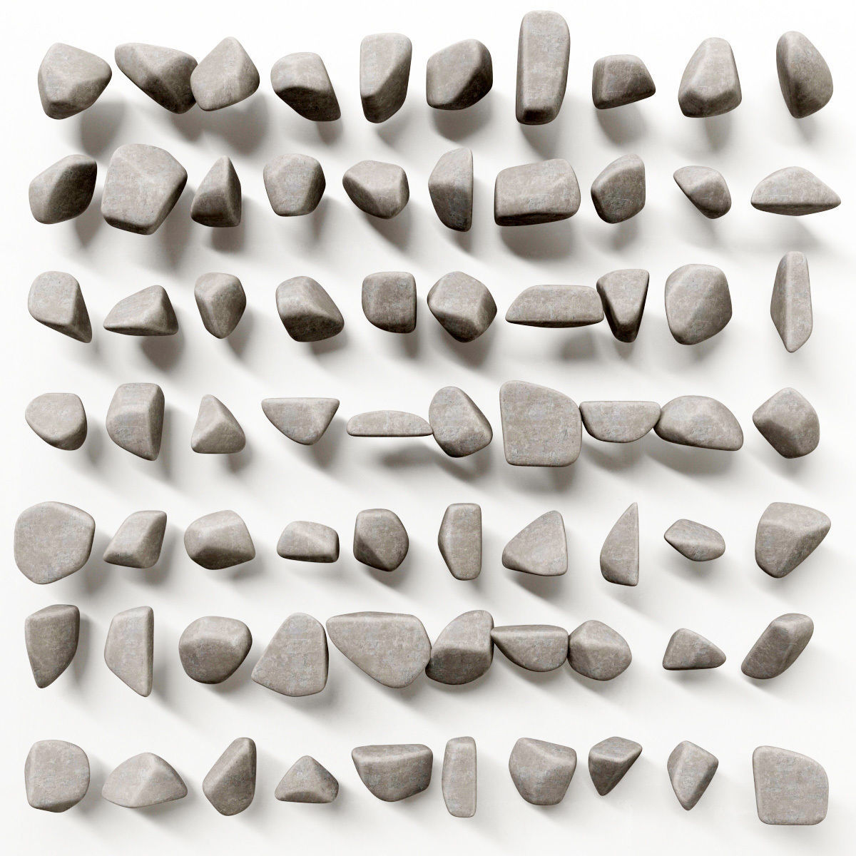 Gravel splinter decor Big kit n1 3D model_7
