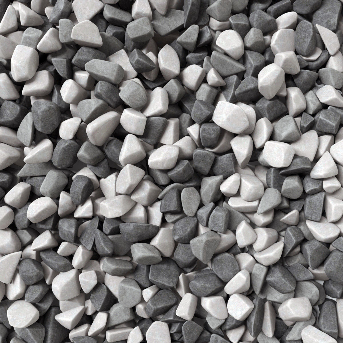 Gravel splinter decor Big kit n1 3D model_1