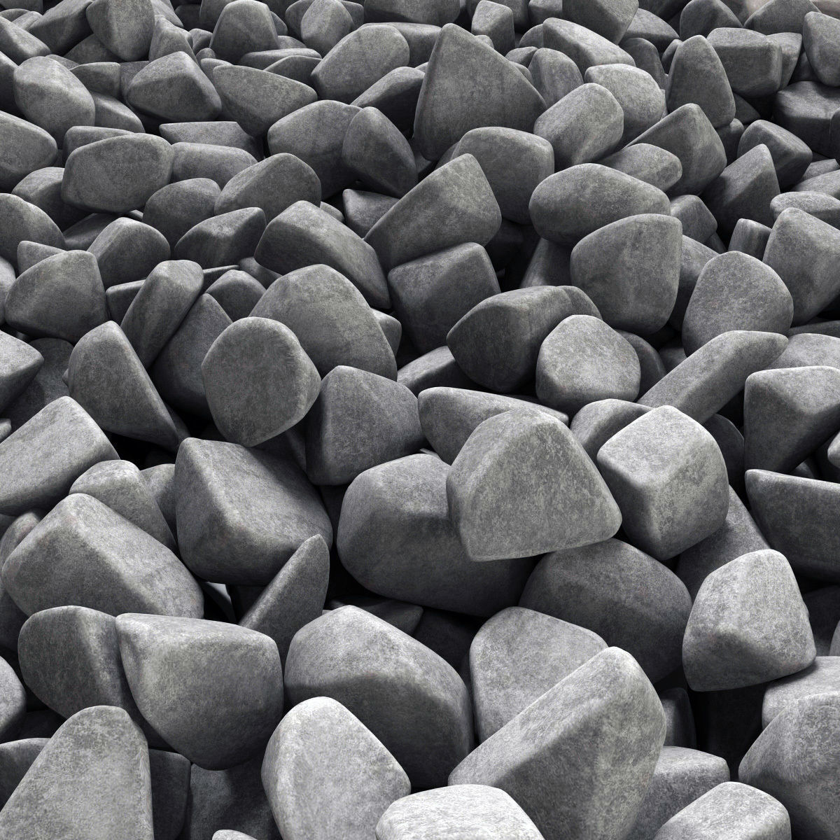 Gravel splinter decor Big kit n1 3D model_9