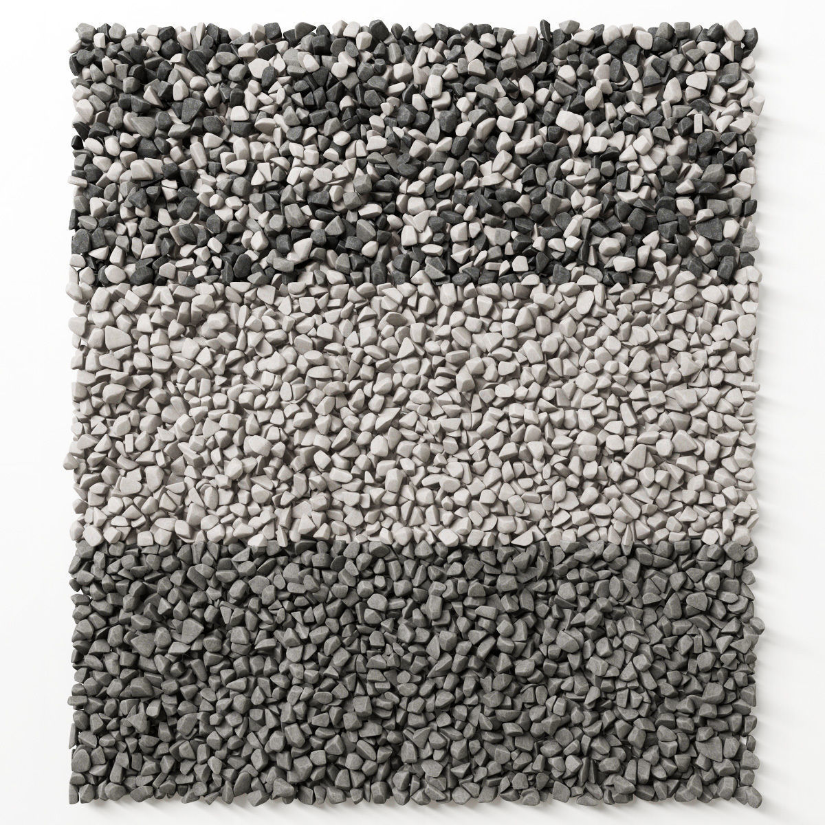 Gravel splinter decor Big kit n1 3D model_6