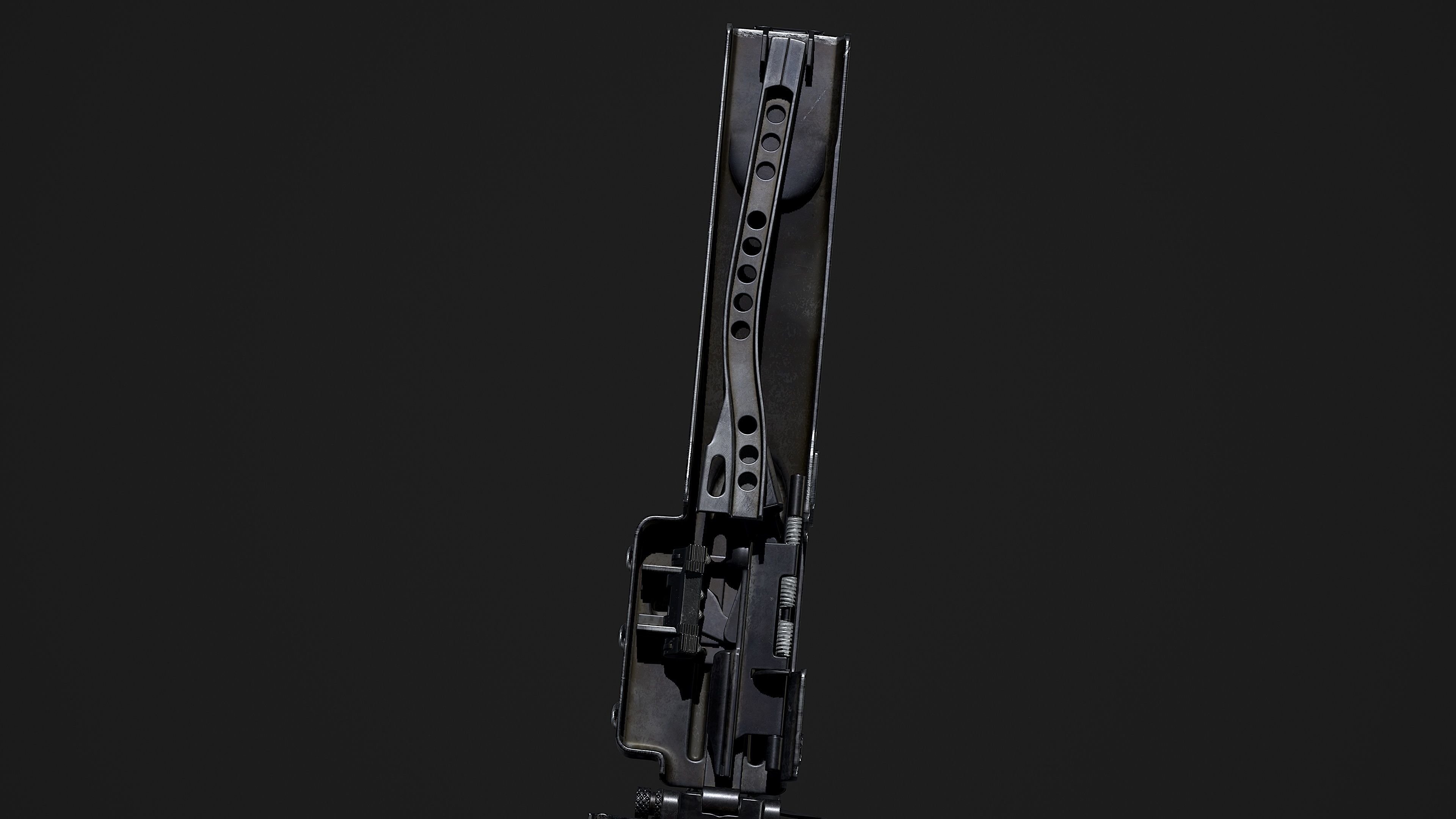 MG42 maschinengewehr 42 Low-poly 3D model_8