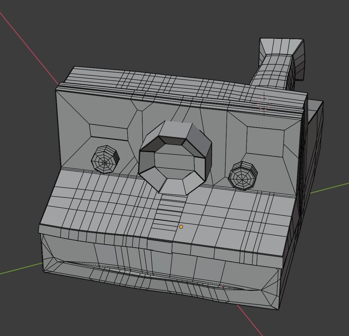 polaroid camera 3D model_5