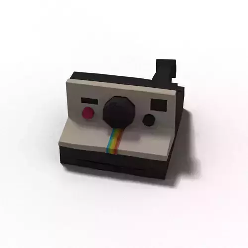polaroid camera 3D model