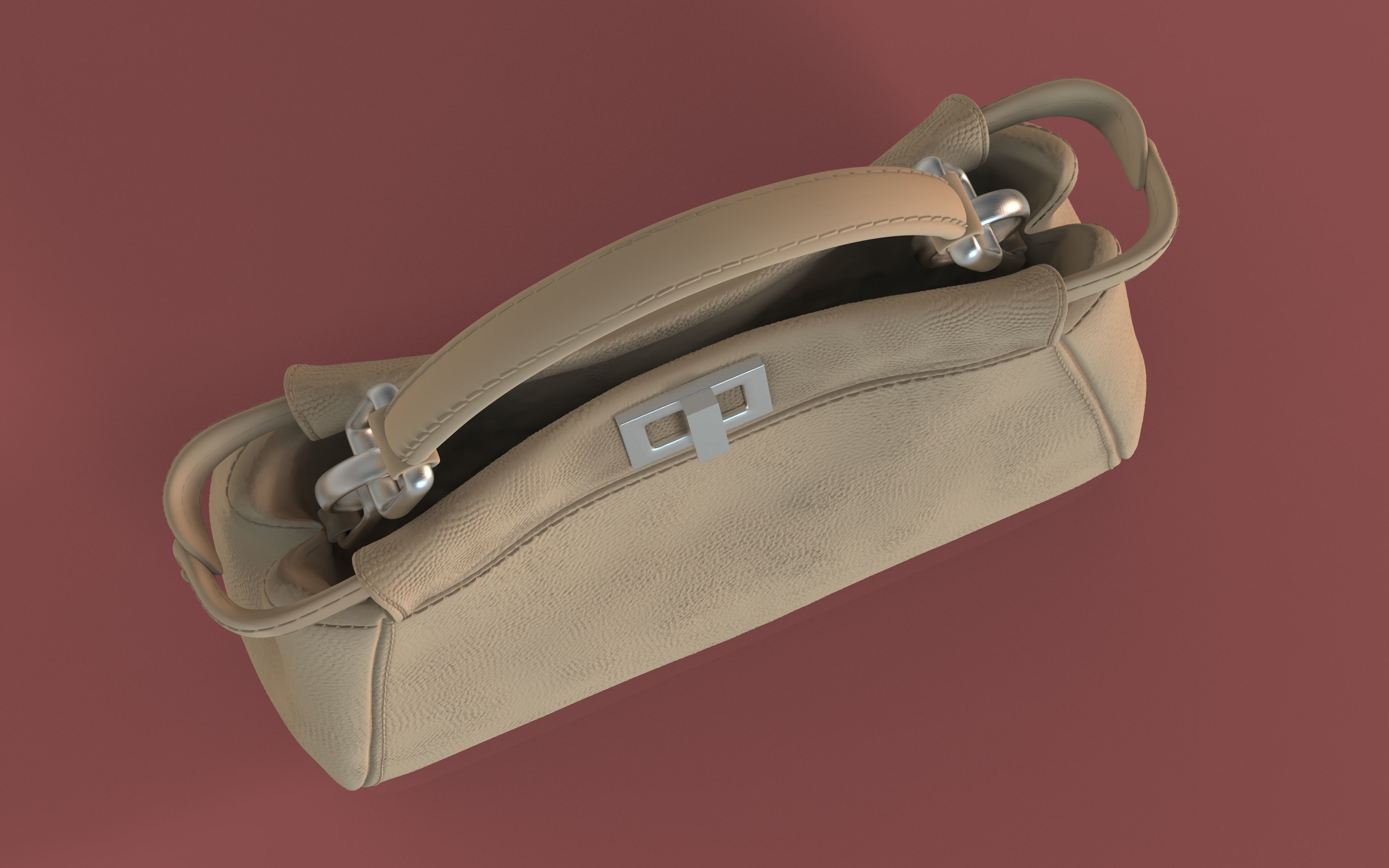 Handbag 3D model_4