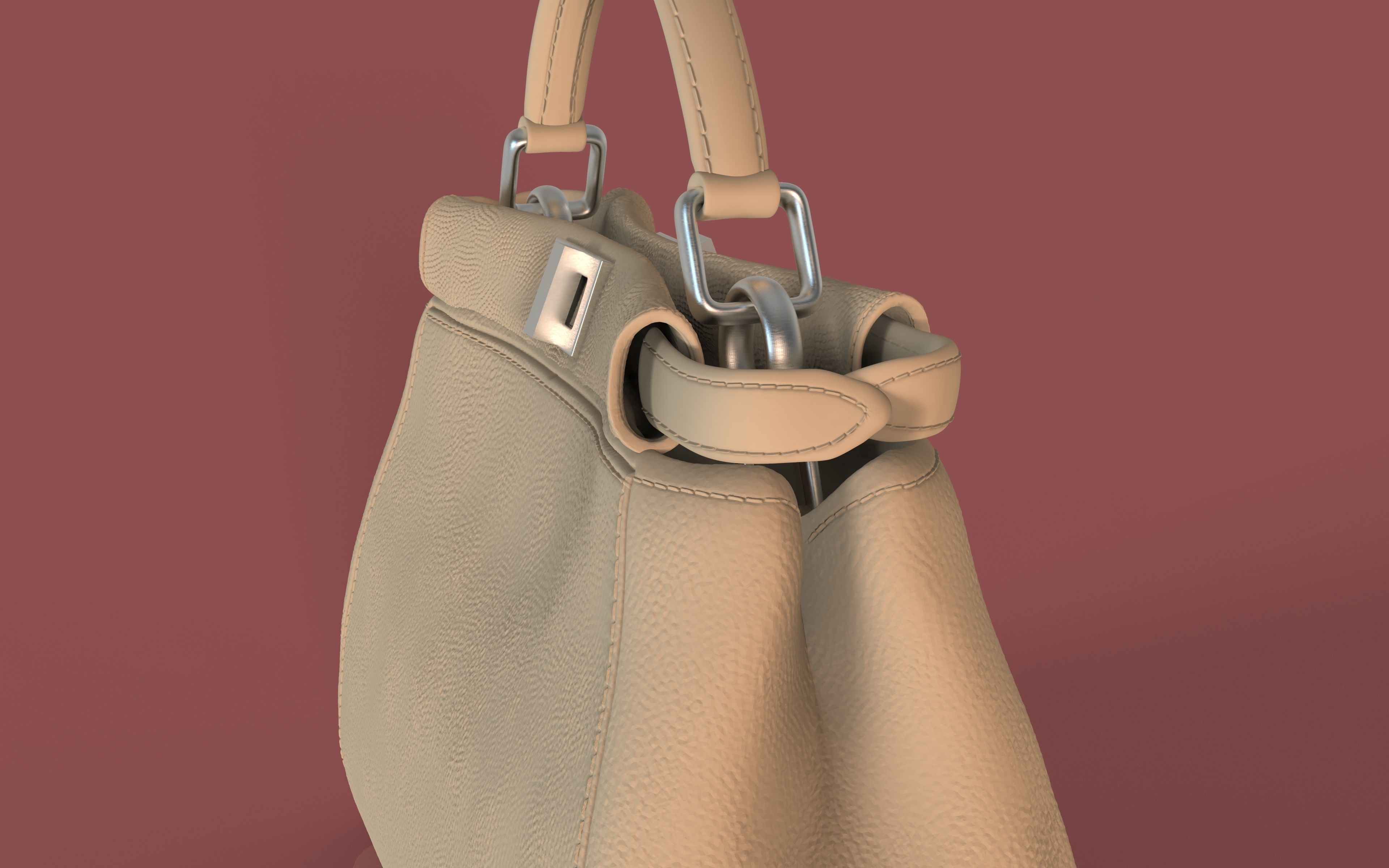 Handbag 3D model_3