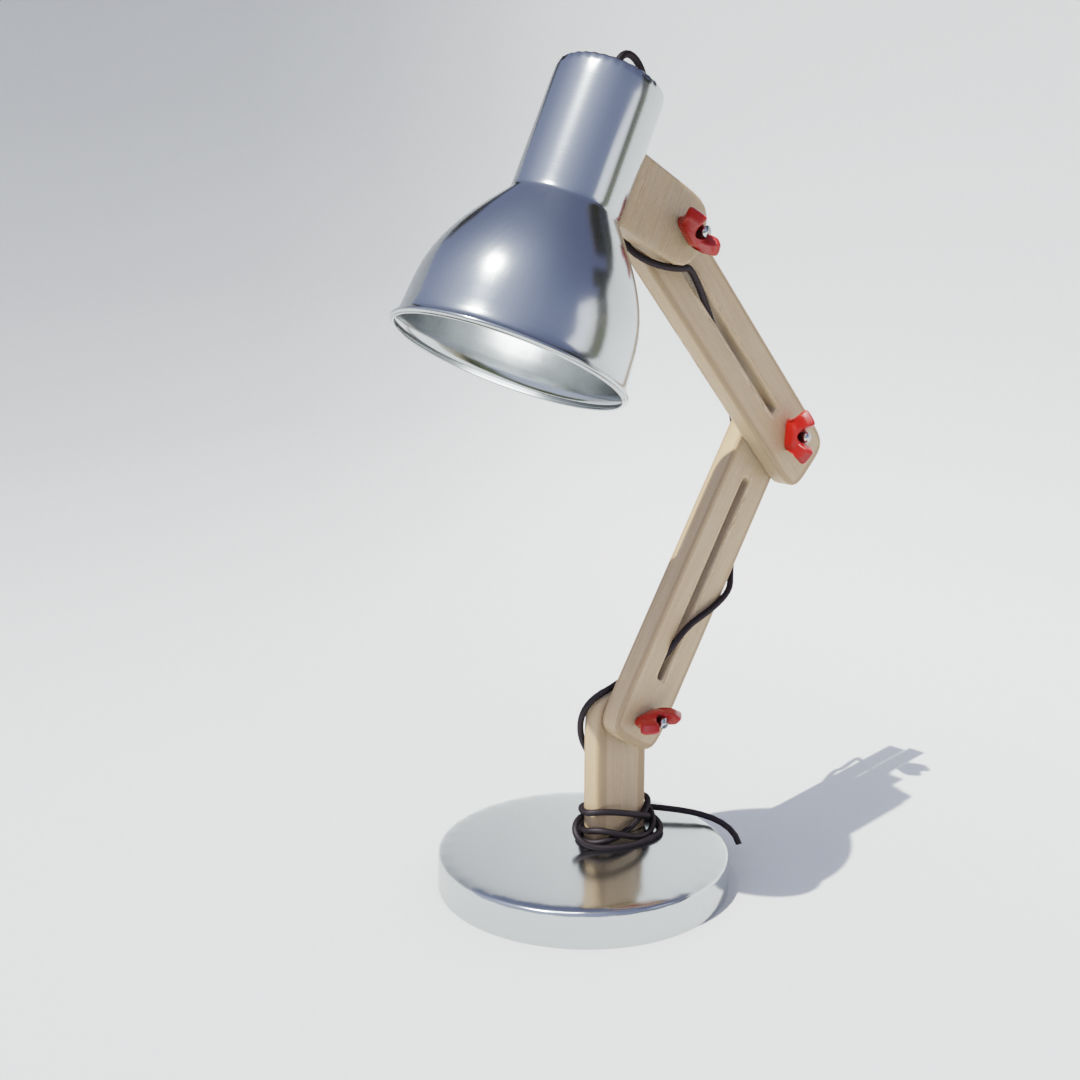 Desk Lamp 3D model_2