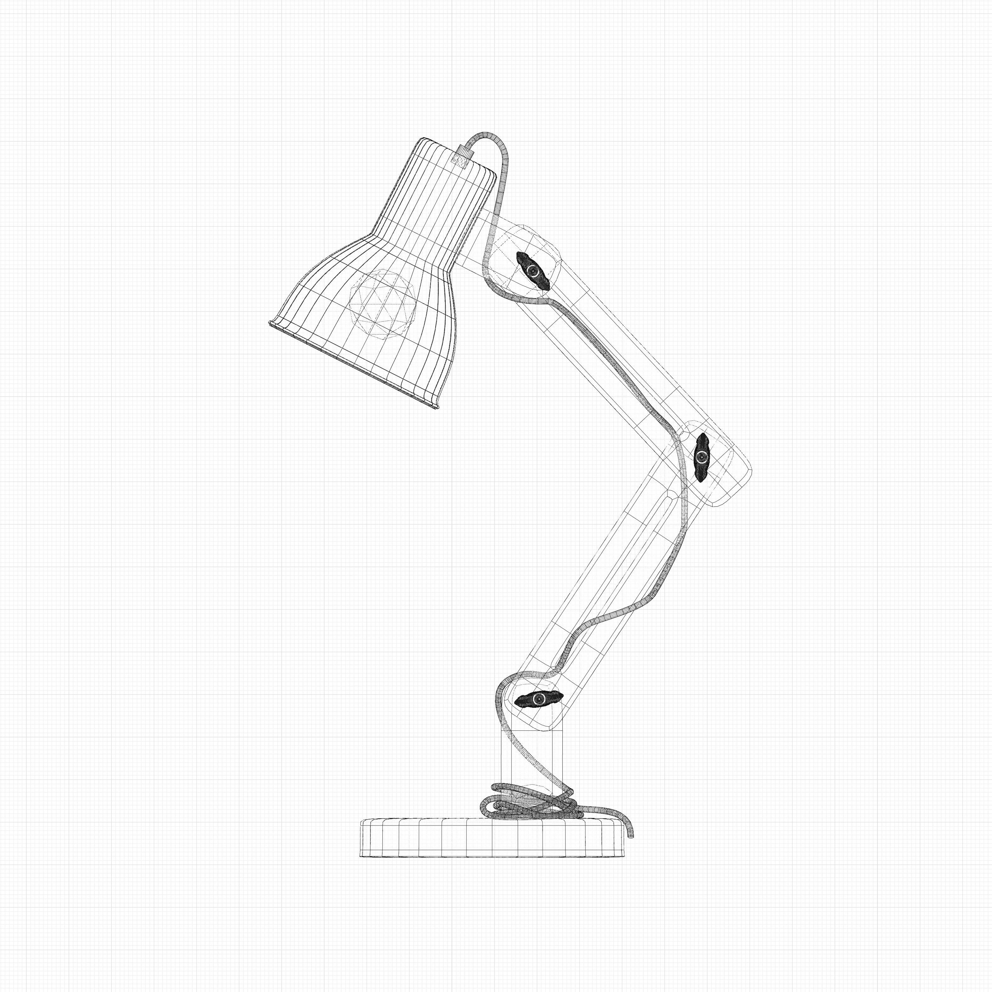 Desk Lamp 3D model_4