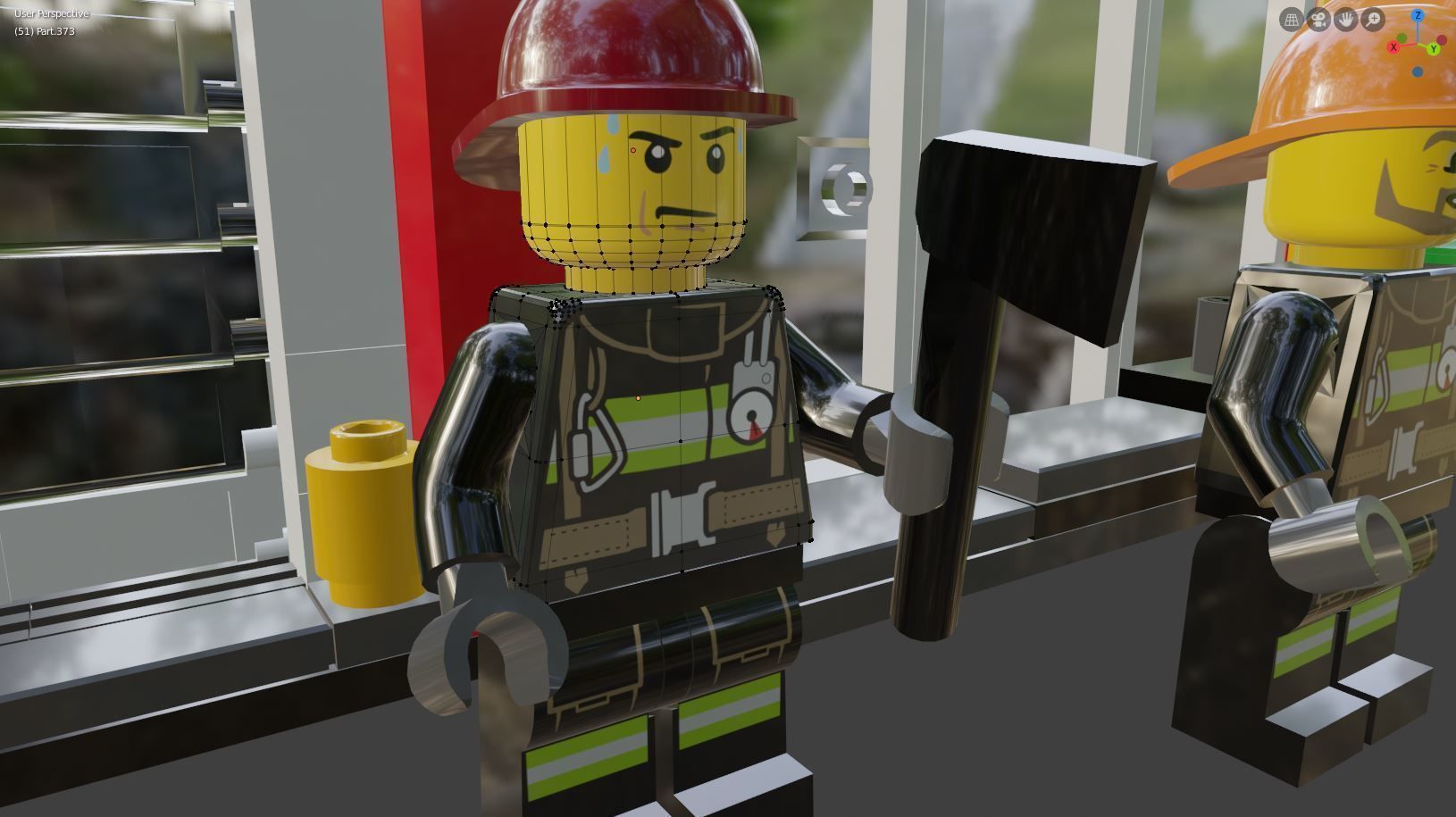 LEGO City - Fire Station 2013 3D model