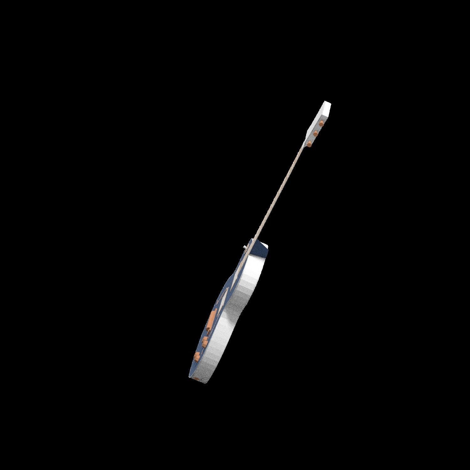 guitar electric 3D model_4