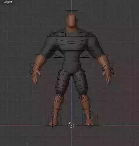 Rigs Character 3d base mesh
