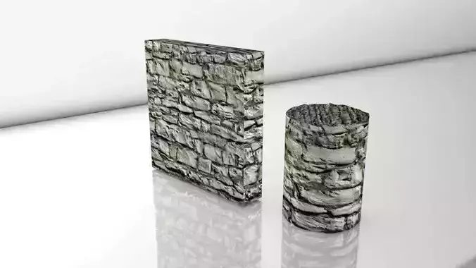 REALISTIC SEAMLESS  PBR STONE WALL  007
