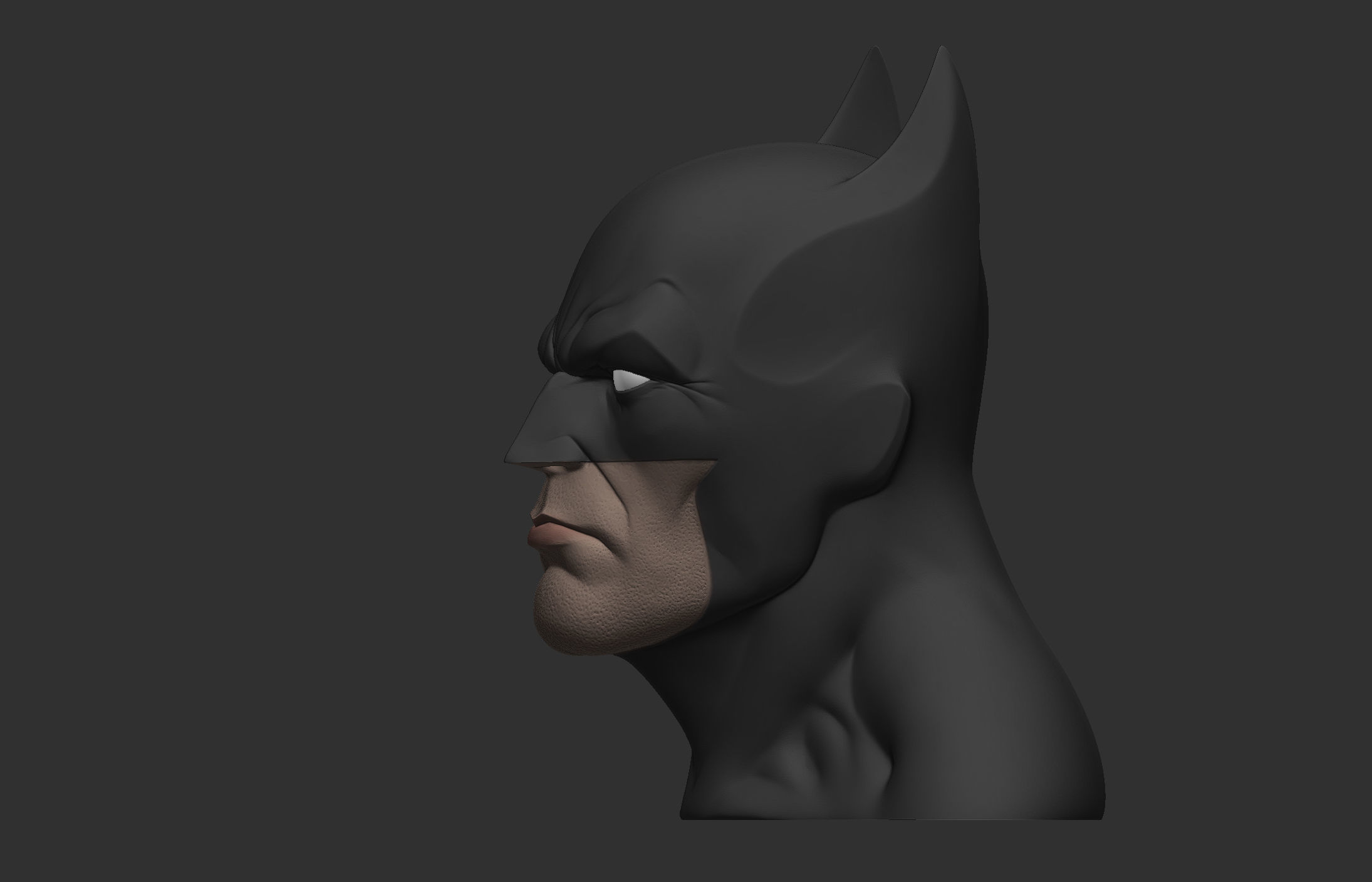 Batman Head 3D print model_21