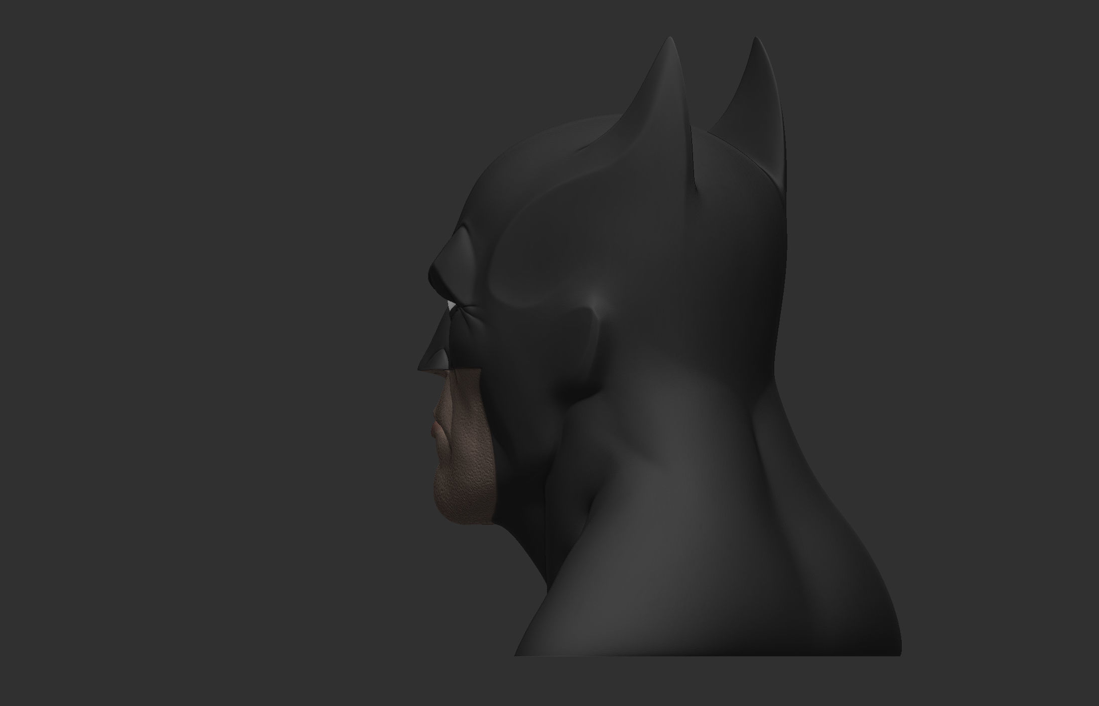 Batman Head 3D print model_19